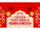 Chicken Tikka Masala Kati Wrap