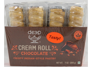 Cream Rolls-Chocolate 4 Piece (7oz)