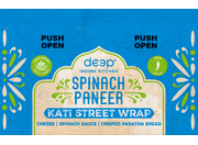 Spinach Paneer Kati Street Wrap
