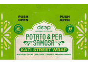 Potato Pea Samosa Kati Street Wrap