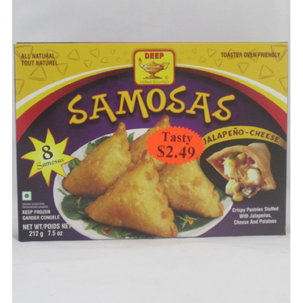 Deep Jalapeno Cheese Samosas