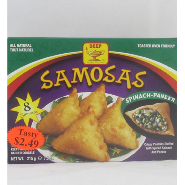 Deep Spinach-Paneer Samosas