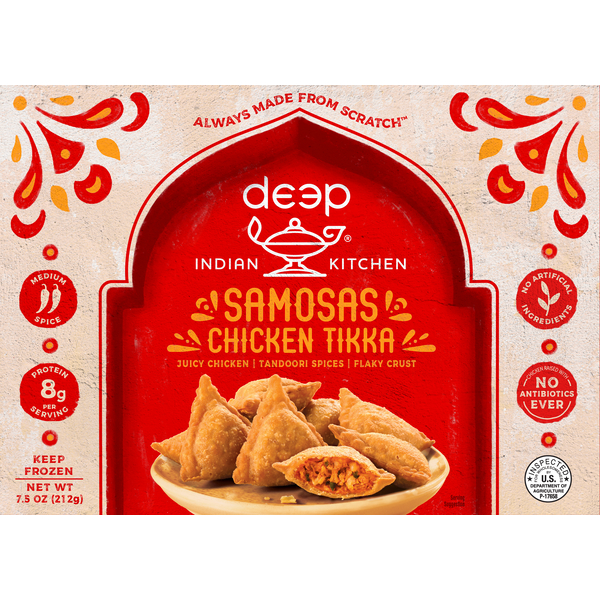 Deep Chicken Tikka Samosas