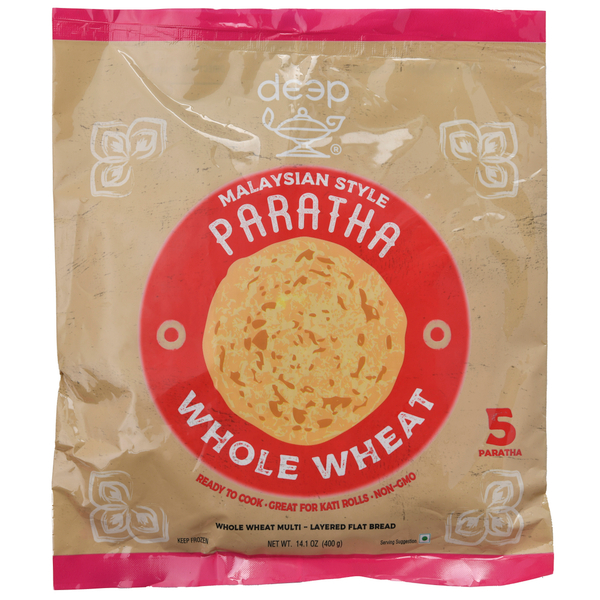 Deep Malaysian Style Whole Wheat Paratha