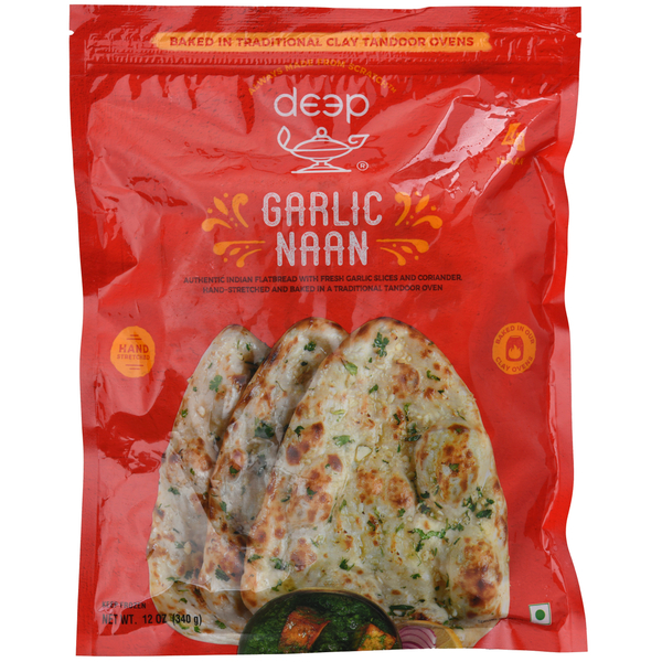 Deep Garlic Naan