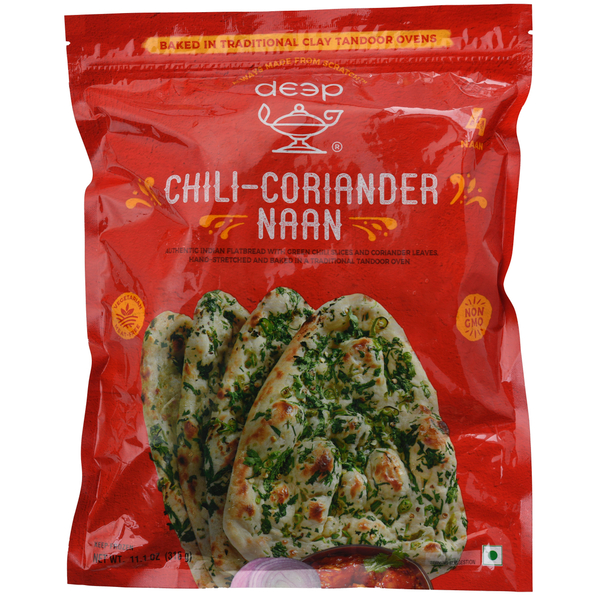 Deep Chili-Coriander Naan