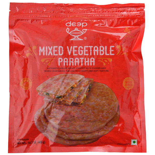 Deep Mixed Vegetable Paratha