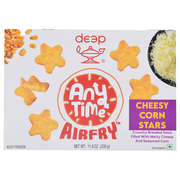 Deep Cheesy Corn Stars