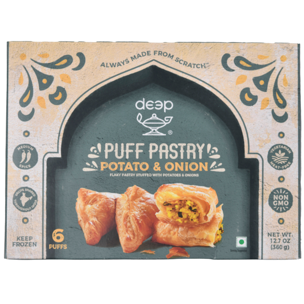 Deep Puff Pastry Potato & Onion