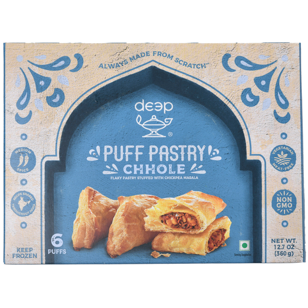 Deep Puff Pastry Chhole