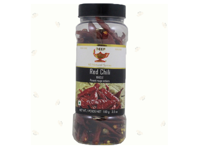 Red Chilli Whole (Bottle) 3.5oz