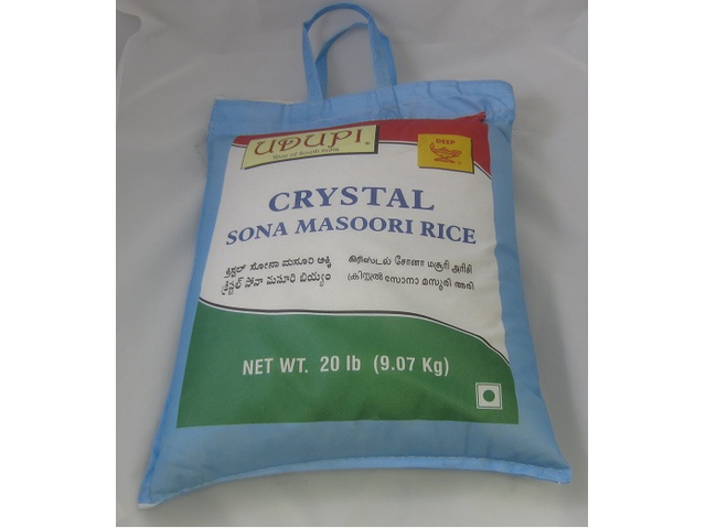 Crystal Sona Masoori Rice 20Lb