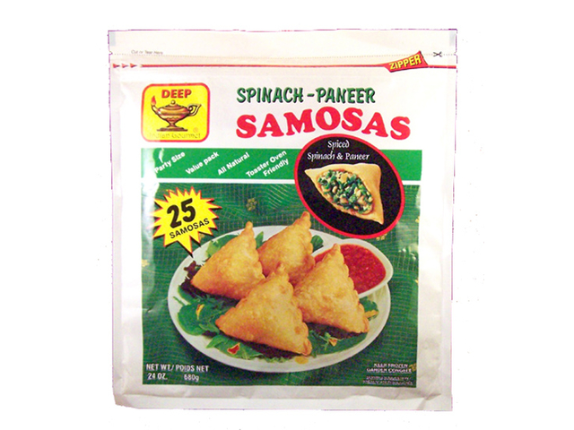 Spinach-Paneer Samosas (25 pieces) (24oz)
