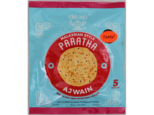 Malaysian Style Ajwain Paratha (5 pieces) (14.1oz)