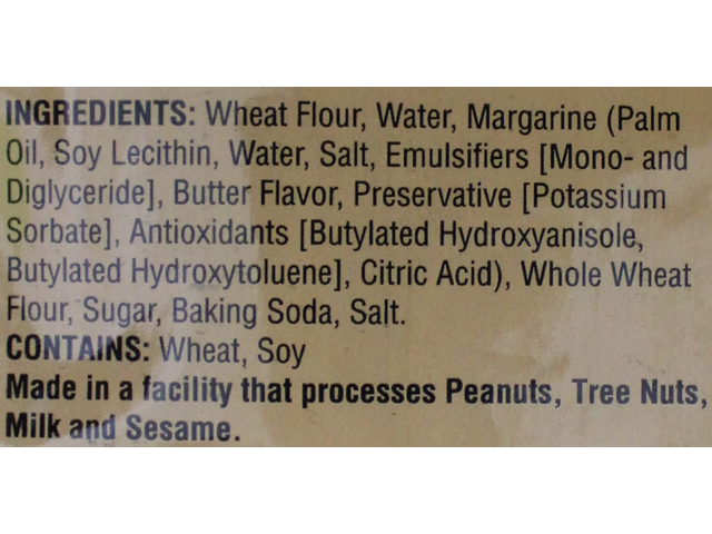 Malaysian Style Whole Wheat Paratha (5 pieces) (14.1oz)