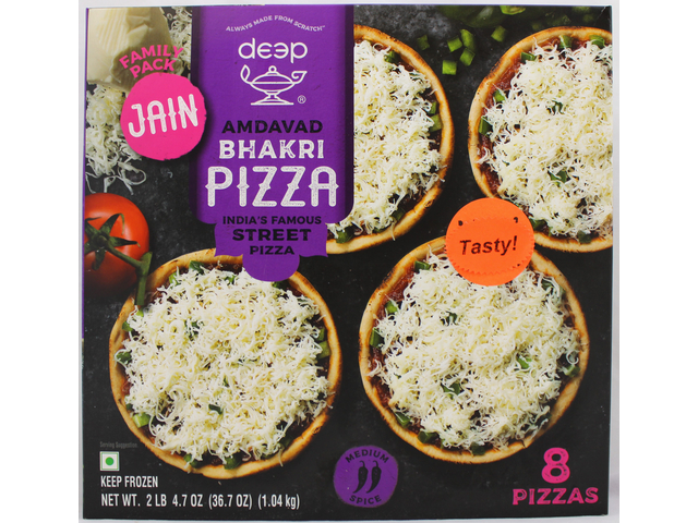 Amdavad Bhakri Pizza Jain - 8 PCS