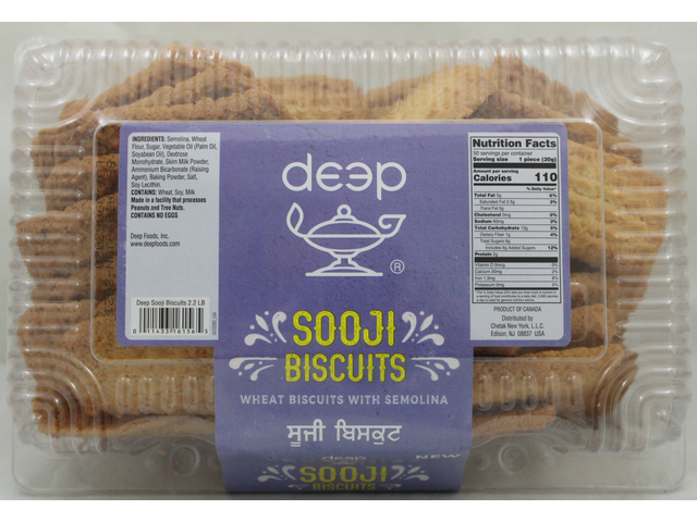 Sooji Biscuits (2.2lbs)