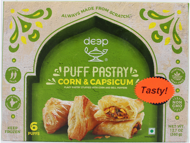 Puff Pastry Corn &Capsicum (12.7oz)