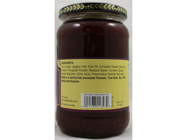 Sweet Lime Pickle (30oz)