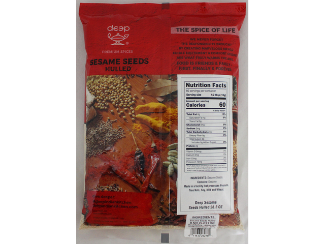 Sesame Seeds - Hulled 28.2 Oz
