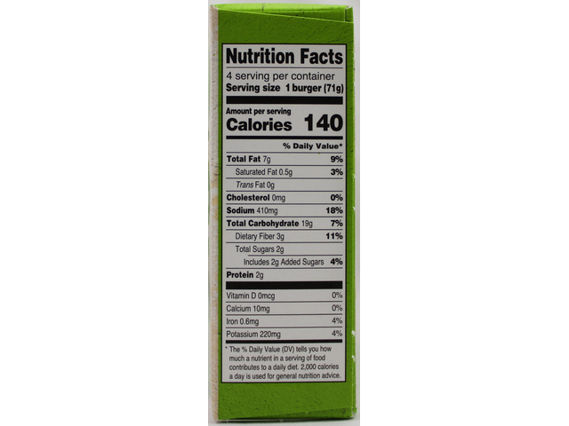 Veg. Masala Burger 10oz