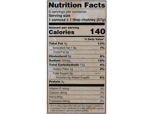 Chili Paneer Samosas (6 pieces) (12oz)