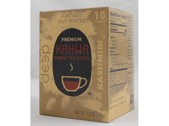 Kashmiri Kahwa Green Tea Blend (10 packets) (5.3 oz)