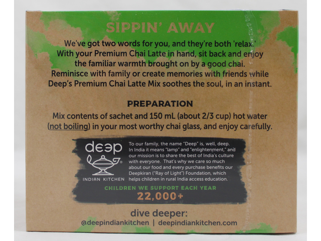 Chai Latte Mix - Ginger Lemongrass (10 packets) (7.8oz)