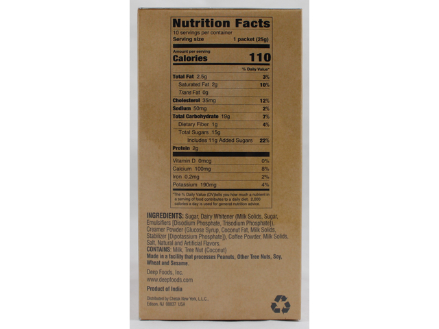 Coffee Latte Mix - Cappuccino (10 packets) (8.8oz)