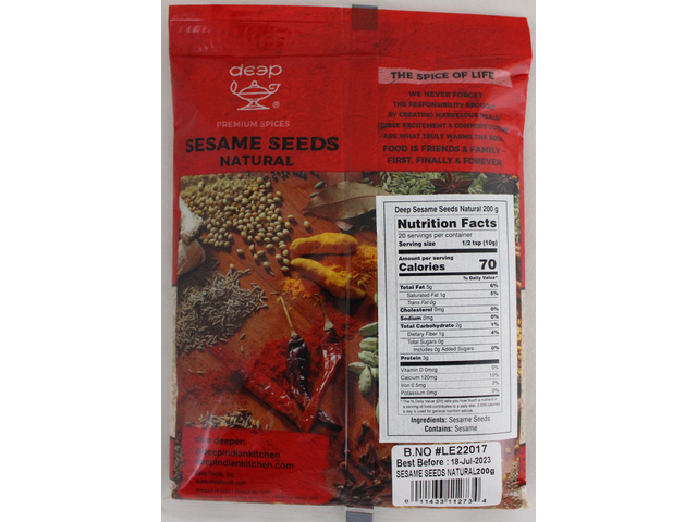 Sesame Seeds Natural 7 oz.