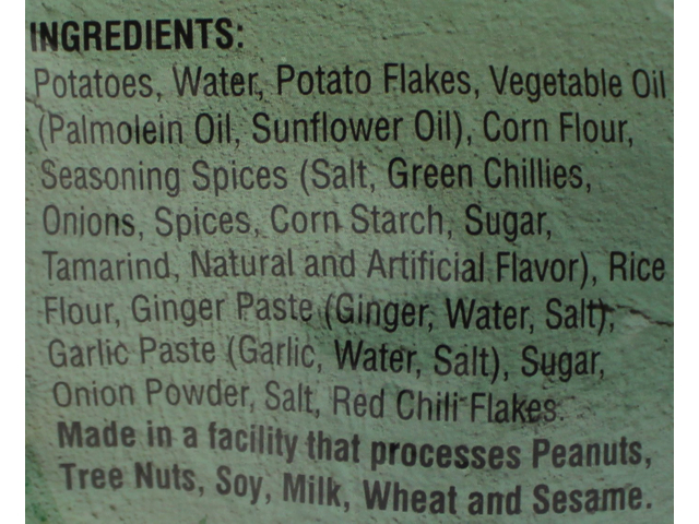 Aloo Tikki Tangy Chilli 13.4Oz