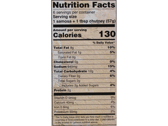 Spinach Paneer Samosas (6 pieces) (12oz)