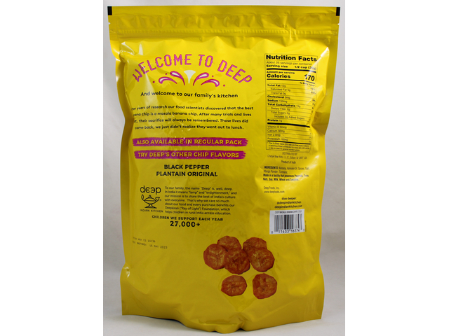 Round Banana Chips-Masala 28Oz