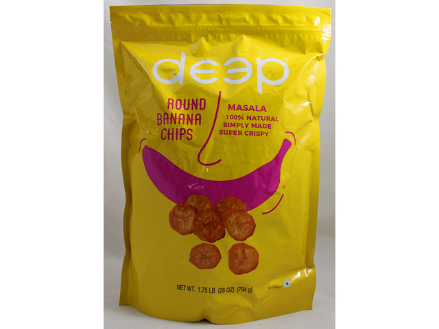 Round Banana Chips-Masala 28Oz