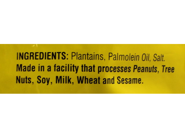 Round Plantain Chips-Original 28Oz