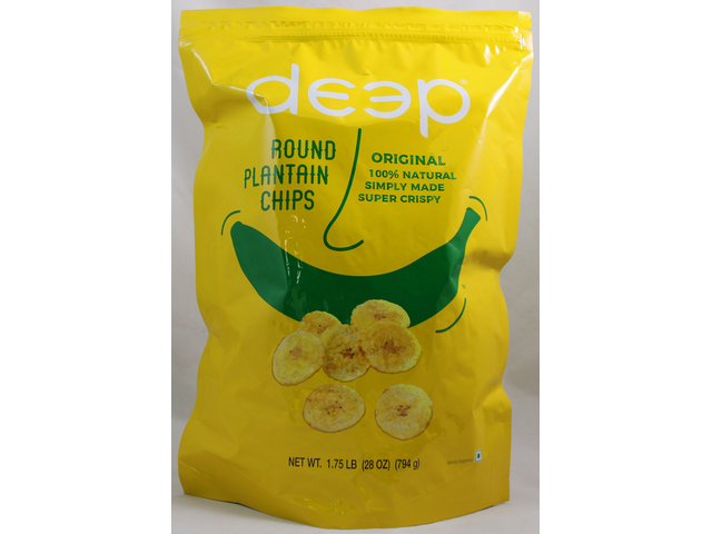 Round Plantain Chips-Original 28Oz