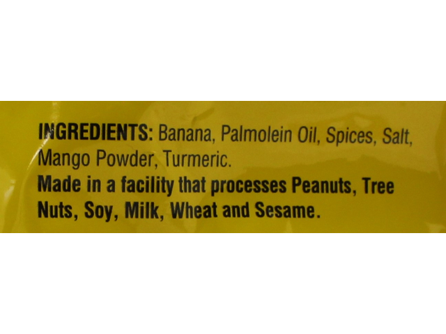 Round Banana Chips-Masala 12Oz