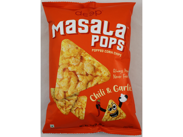 Masala Pops-Chili&Garlic 2.8 Oz