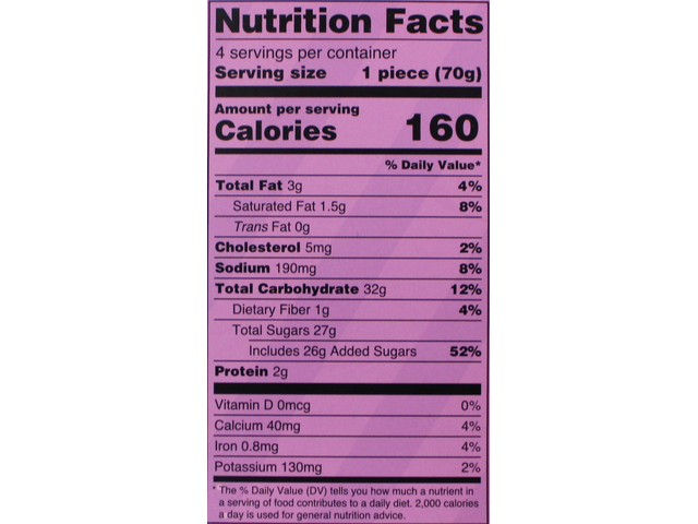 Butterscotch Eggless Cake (9.9oz)