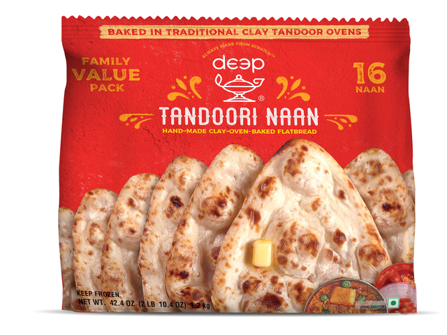 Tandoori Naan Family Pack (16 pieces) (3lb)