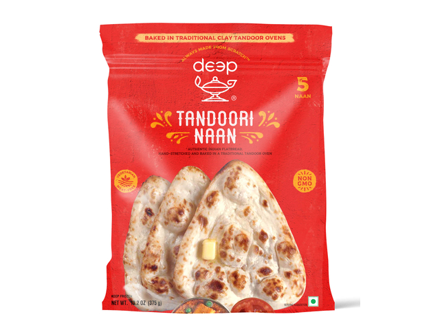 Tandoori Naan (5 pieces) (15oz)