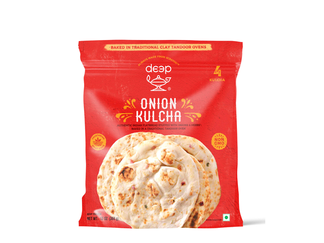 Onion Kulcha (4 pieces) (13oz)