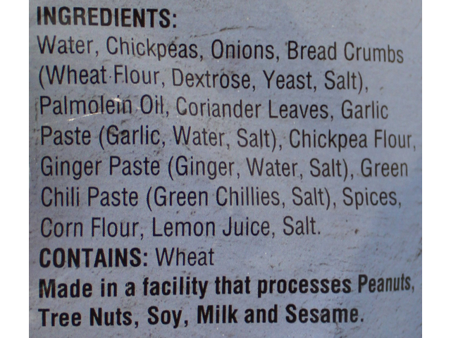 Falafel Burgers 4Pcs (11.3 Oz)