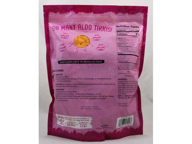 Aloo Tikki Family Pack 40Pcs(3.35L)