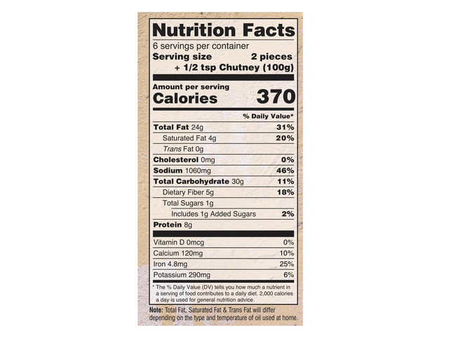 BatataVada with GarlicChutney21.2Oz