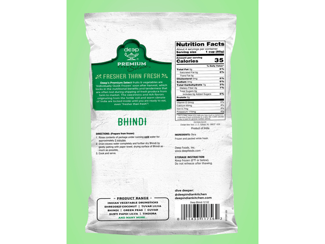 Bhindi (Cut) (12oz)