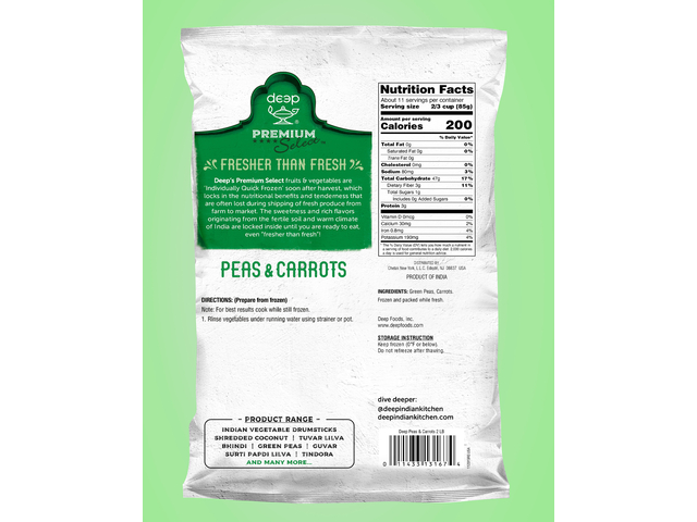 Peas & Carrrots (2lb)