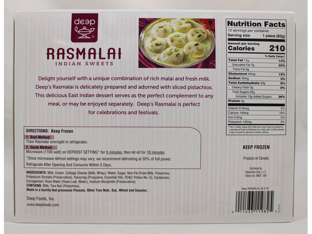 Rasmalai (2.2lb)