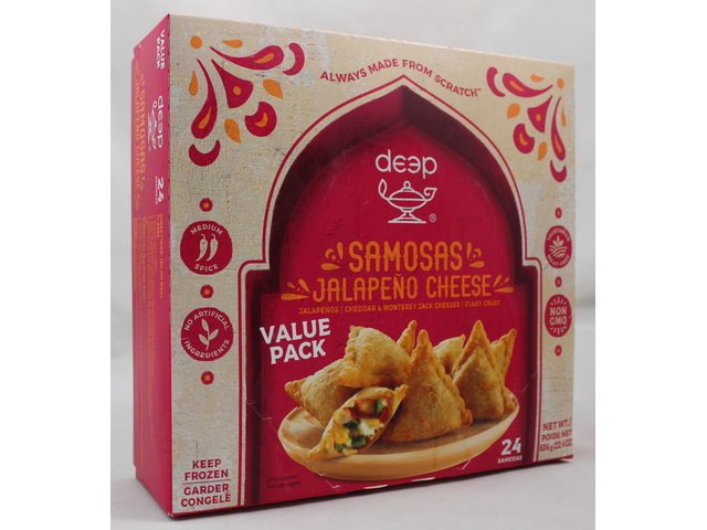 Jalapeno Cheese Samosas (24 pieces) (22.4oz)