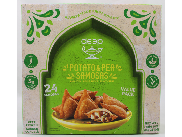 Potato & Pea Samosas  (24 pieces) (22.4oz)